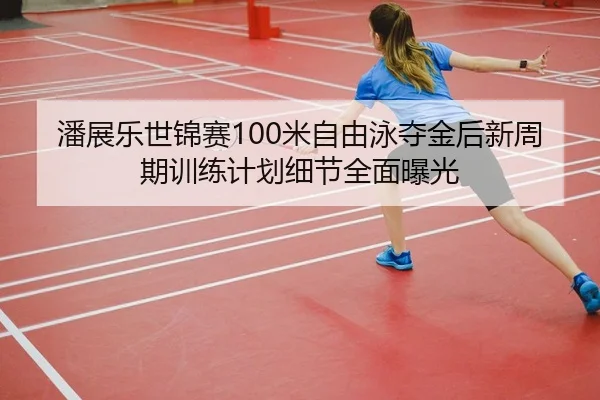 潘展乐世锦赛100米自由泳夺金后新周期训练计划细节全面曝光